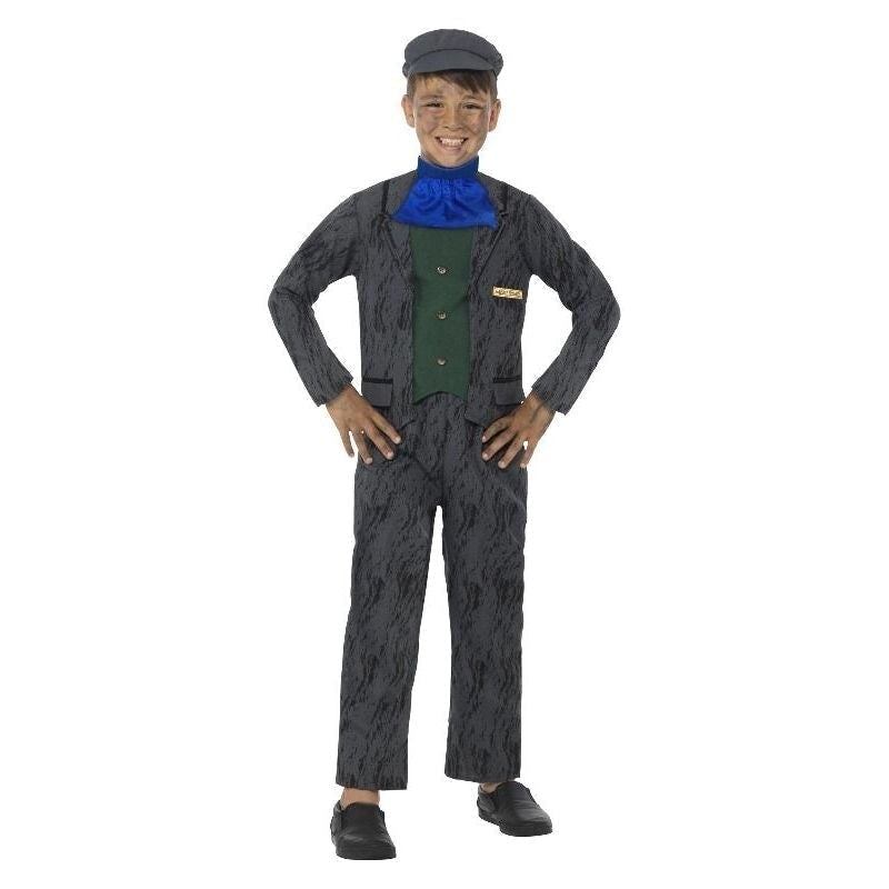 Costumes Australia Horrible Histories Miner Costume Kids Grey_4