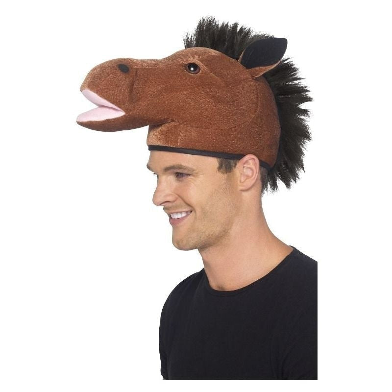 Costumes Australia Size Chart Horse Hat Adult Brown Animal Headpiece