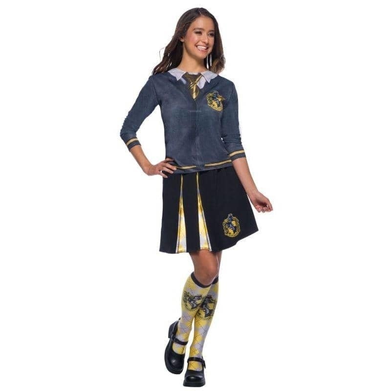 Costumes Australia Hufflepuff Adult Harry Potter Costume Top_2