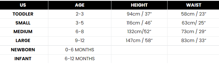 Costumes Australia Size Chart Hulk Child Costume Avengers Endgame Deluxe