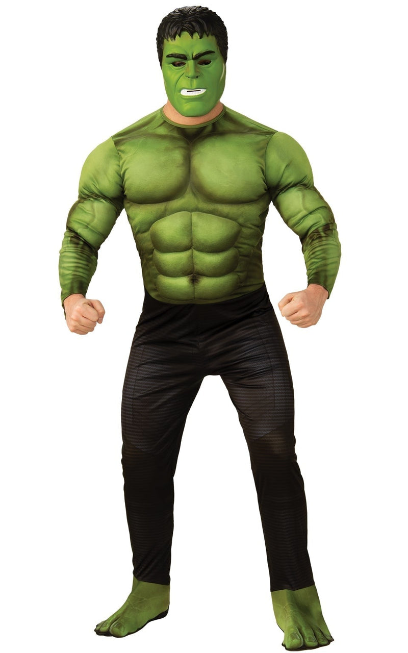 Costumes Australia Hulk Costume Mens Muscle Padded and Mask_1