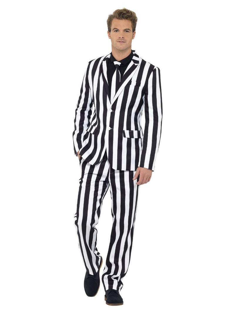 Costumes Australia Humbug Striped Stand Out Suit Adult Black White_2