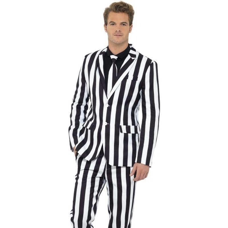 Costumes Australia Humbug Striped Stand Out Suit Adult Black White_1