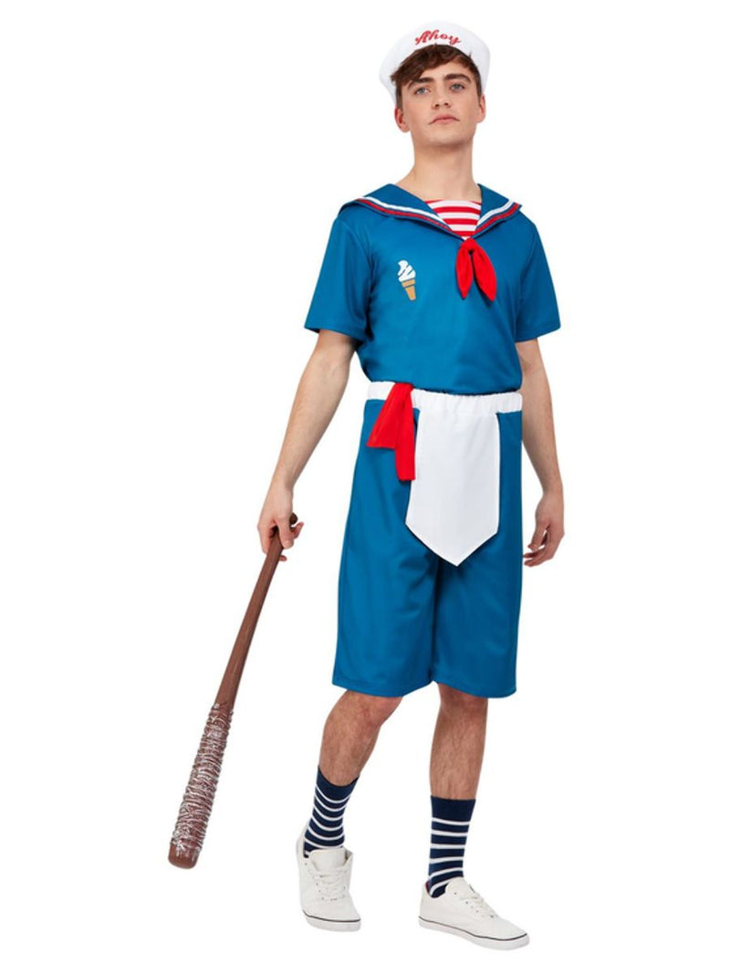 Costumes Australia Ice Cream Sailor Costume Blue Mens Top Shorts Hat_2