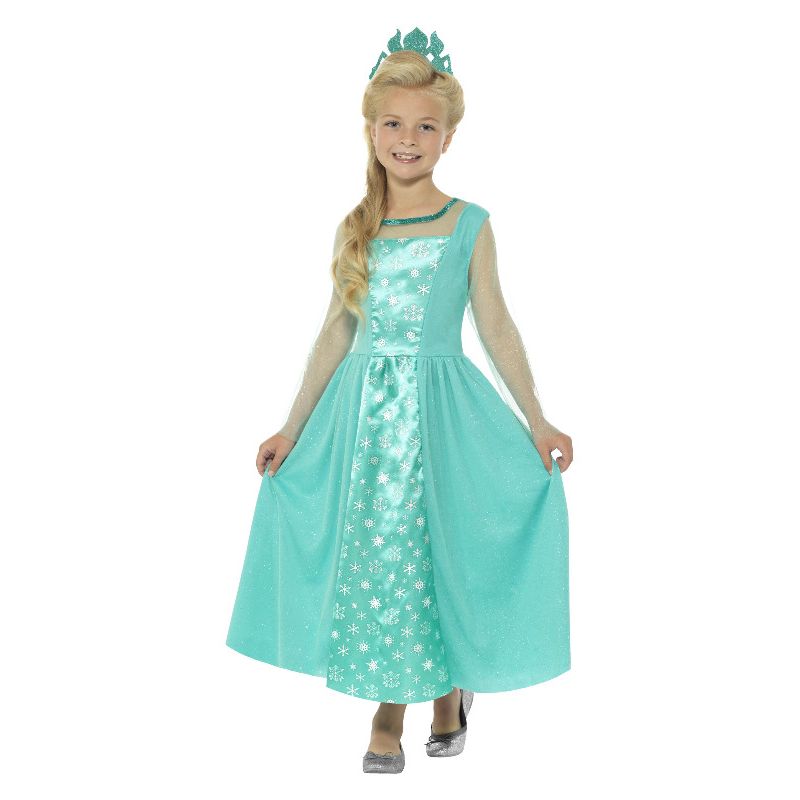 Costumes Australia Ice Princess Girls Costume Blue Elsa Dress_1