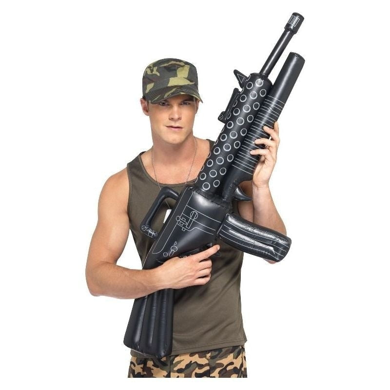 Costumes Australia Size Chart Inflatable Machine Gun Adult Black