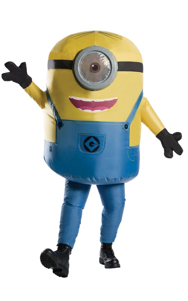 Costumes Australia Inflatable Minion Stuart Costume Adult Yellow Suit_1