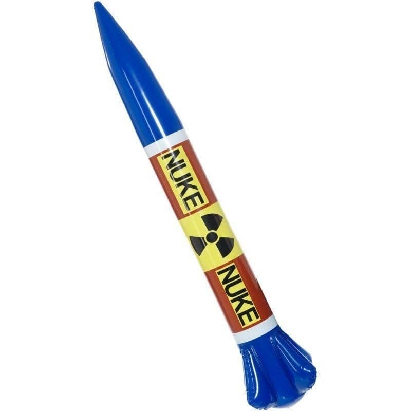 Costumes Australia Inflatable Nuclear Missile Adult Multi Coloured 87cm by 13cm_1