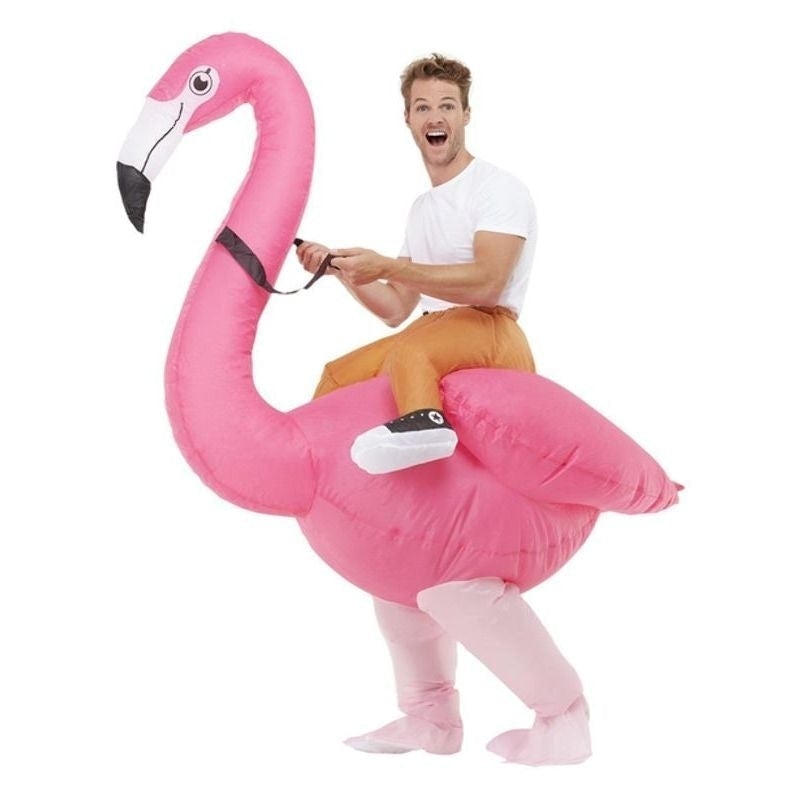 Costumes Australia Size Chart Inflatable Ride Em Flamingo Costume Adult Pink