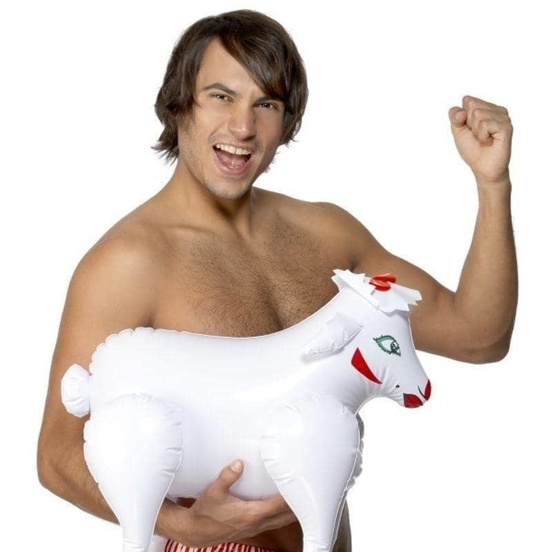 Costumes Australia Inflatable Sheep Bonking Baa Adult White 45cm_1