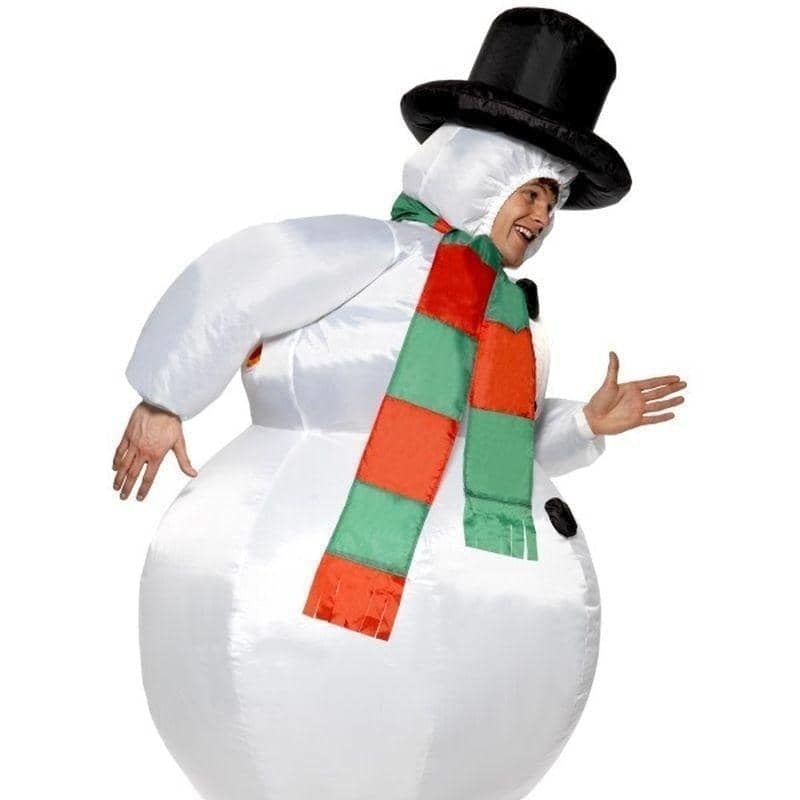 Costumes Australia Inflatable Snowman Costume Adult White_3