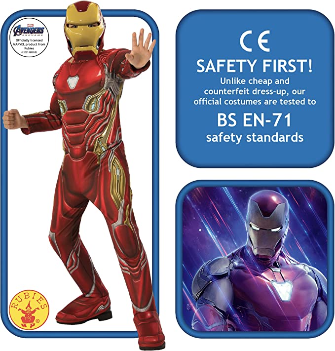 Costumes Australia Iron Man Mark 50 Costume with Mask Child Avengers Endgame_2