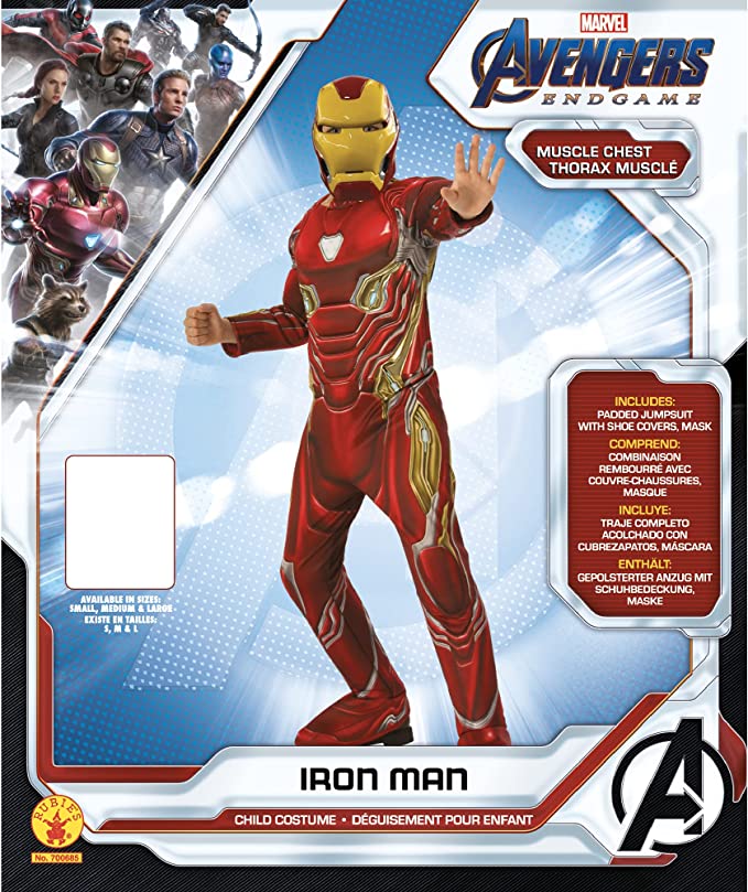 Costumes Australia Iron Man Mark 50 Costume with Mask Child Avengers Endgame_4