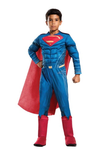 Costumes Australia Size Chart Justice League Deluxe Superman Boys Costume