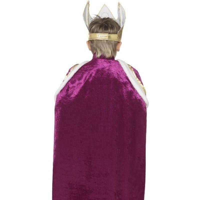 Costumes Australia Kiddy King Costume Kids Purple White_5