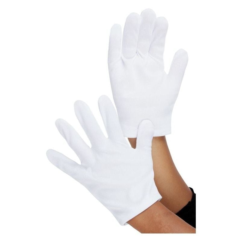 Costumes Australia Kids Gloves White_1