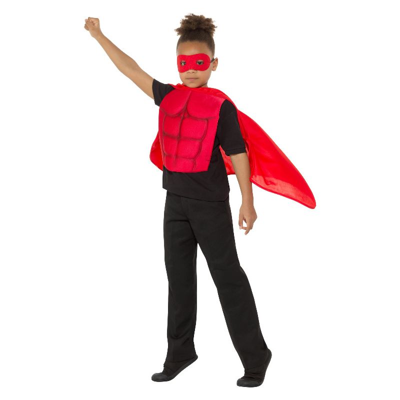 Costumes Australia Kids Superhero Kit Red Child_1