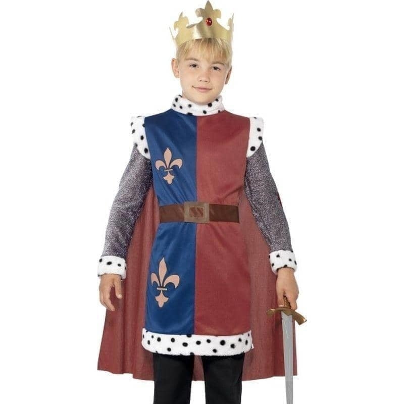 Costumes Australia King Arthur Medieval Costume Kids Blue Red_1