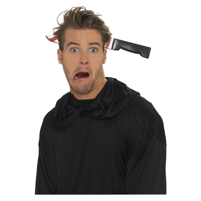 Costumes Australia Size Chart Knife Through Head Headband Adult Black