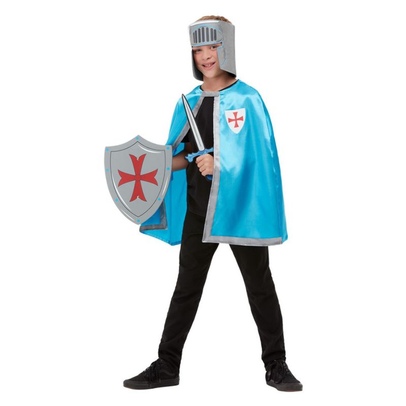 Costumes Australia Knight Kit Blue Child_1