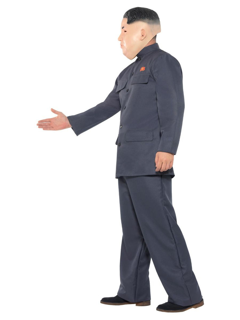 Costumes Australia Korean Dictator Costume Adult Grey Jumpsuit_3