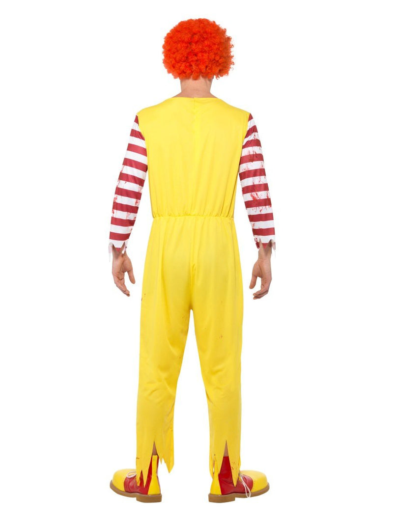 Costumes Australia Kreepy Killer Clown Costume Adult Yellow with Red Jumpsuit_3