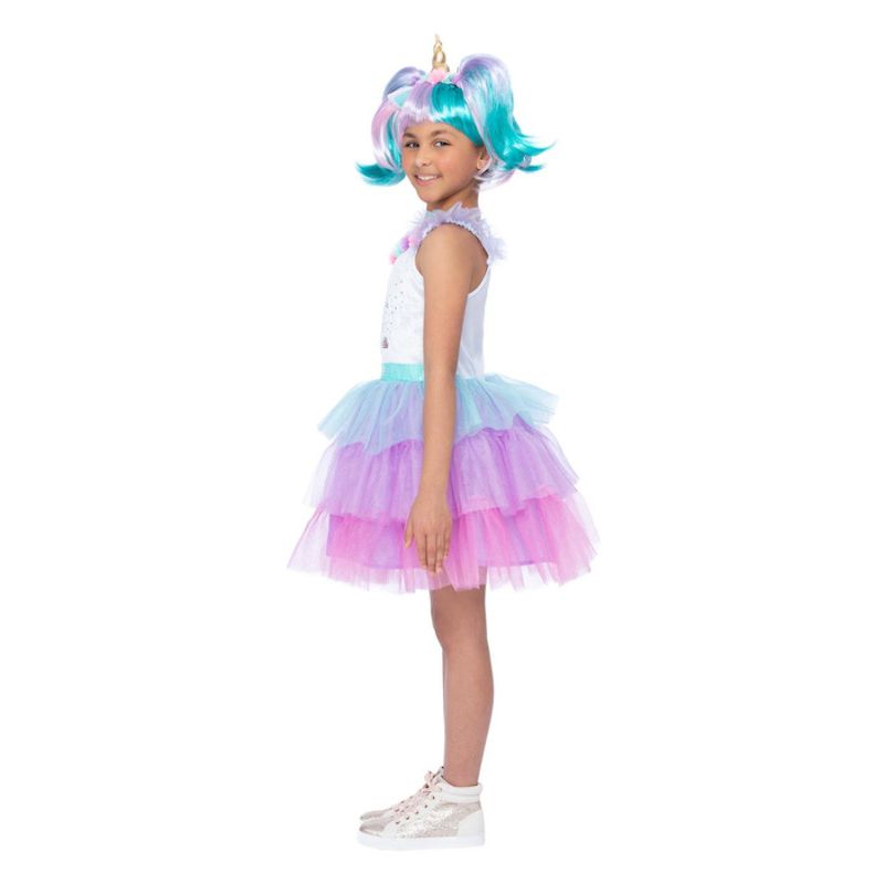 Costumes Australia L.O.L Surprise! Deluxe Unicorn Costume Child Multi Pink Purple Turquoise White_3