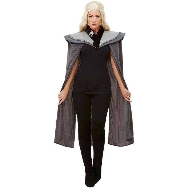 Costumes Australia Ladies Medieval Cape Adult Grey_1