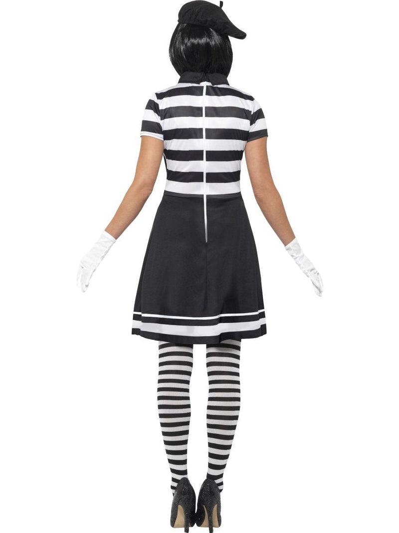 Costumes Australia Lady Mime Artist Costume Adult Black_3