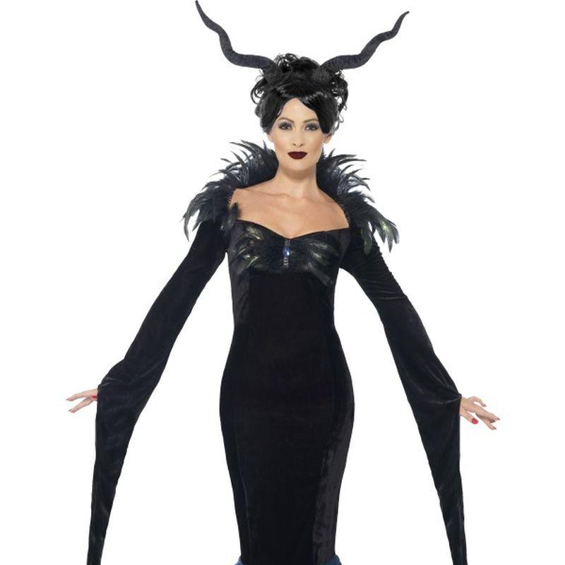 Costumes Australia Lady Raven Costume Adult Black_1