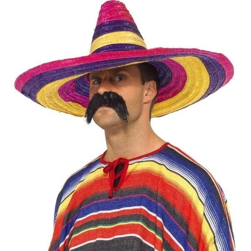 Costumes Australia Large Sombrero Adult Multi_1