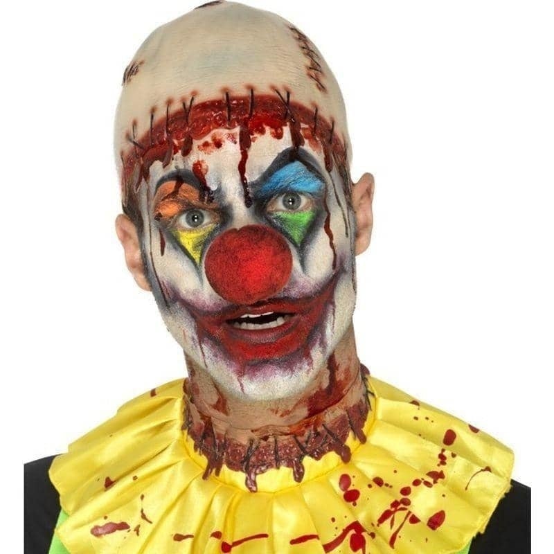 Costumes Australia Latex Creepy Clown Instant Kit Adult Yellow_1