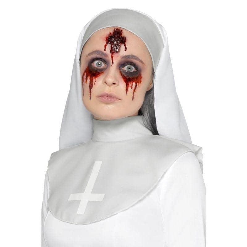 Costumes Australia Latex Cross Wound Prosthetic Adult Flesh_1