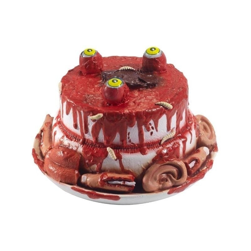 Costumes Australia Size Chart Latex Gory Gourmet Zombie Cake Prop Adult Red Moving Eyes