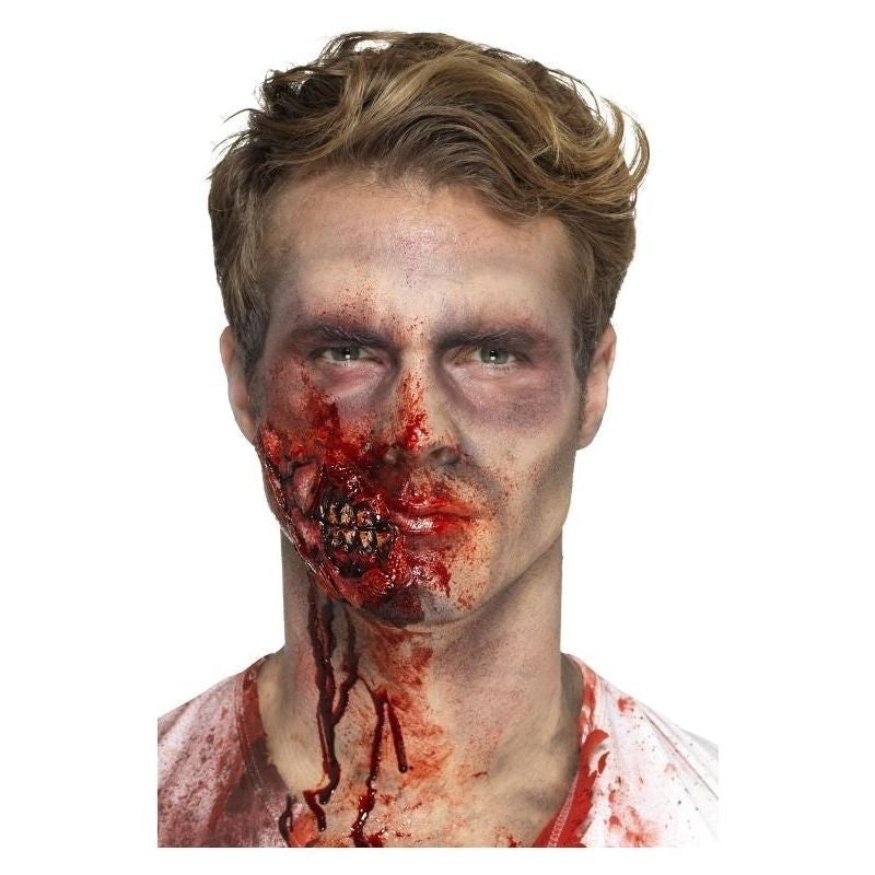 Costumes Australia Size Chart Latex Zombie Jaw Prosthetic Adult Red