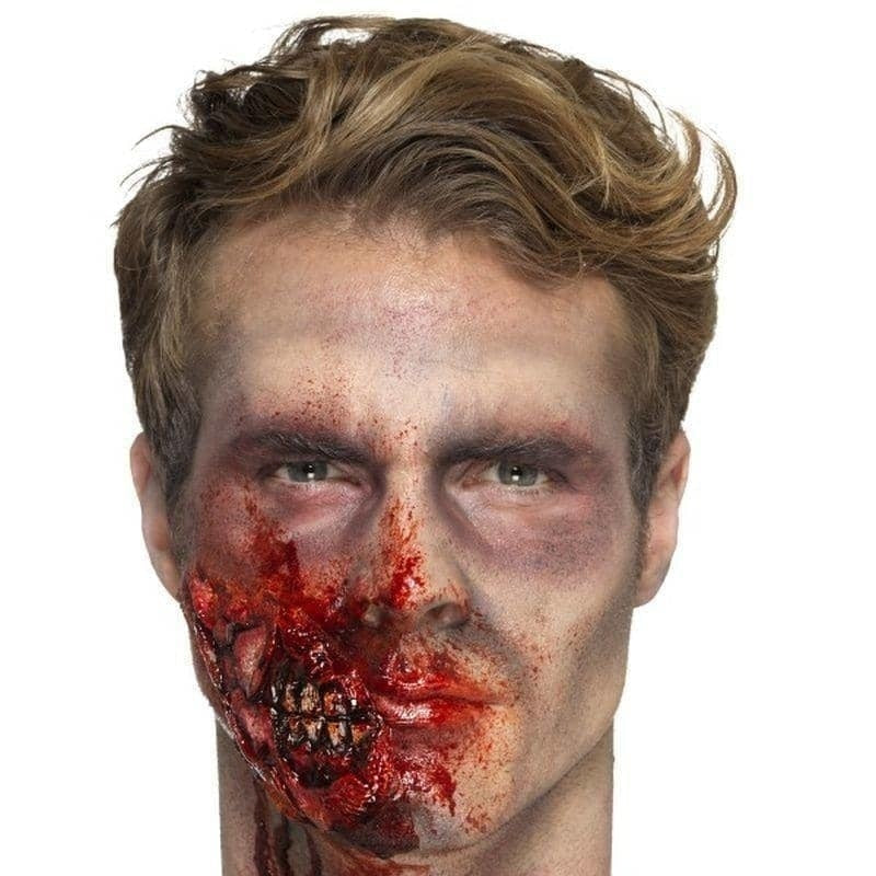 Costumes Australia Latex Zombie Jaw Prosthetic Adult Red_1