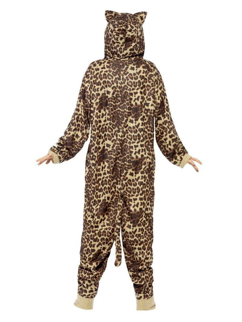 Costumes Australia Leopard Costume Adult Brown Onesie_4