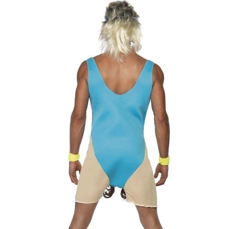 Costumes Australia Lets Get Physical Work Out Costume Smiffys Adult Blue Bodysuit_3