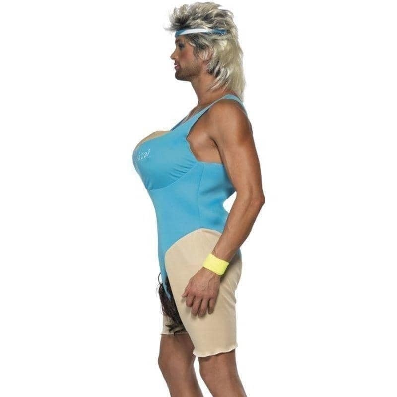 Costumes Australia Size Chart Lets Get Physical Work Out Costume Smiffys Adult Blue Bodysuit