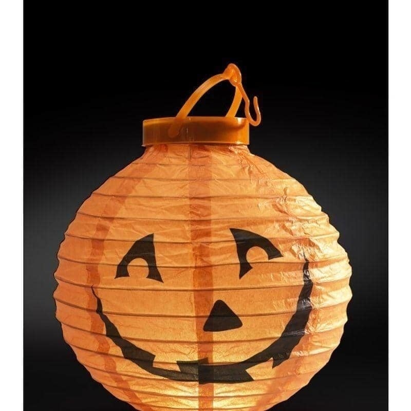 Costumes Australia Light Up Led Paper Pumpkin Lantern Adult Orange_1