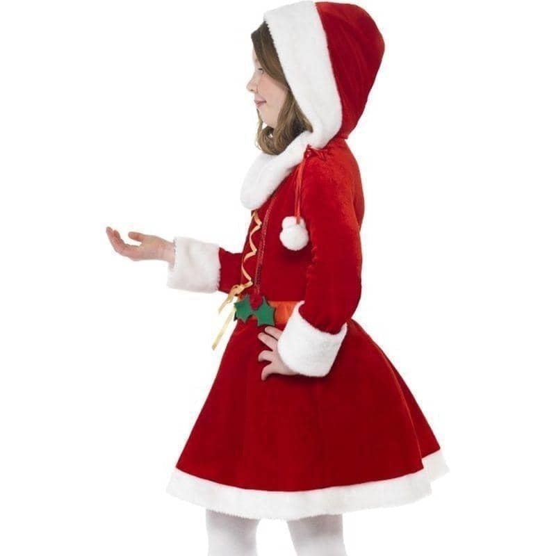 Costumes Australia Little Miss Santa Costume Kids Red White_2