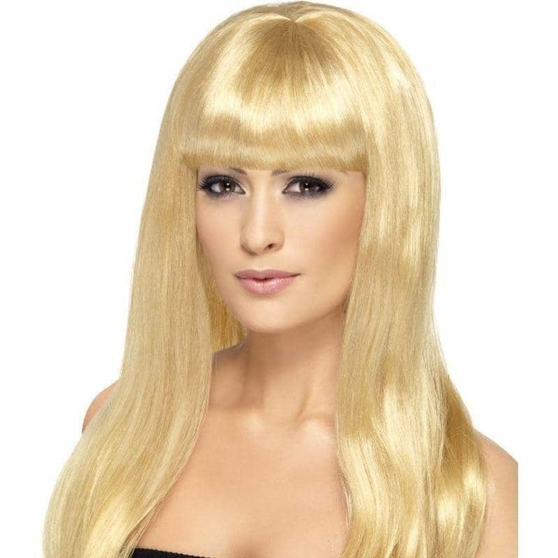 Costumes Australia Long Blonde Babelicious Adult Wig with Fringe_1