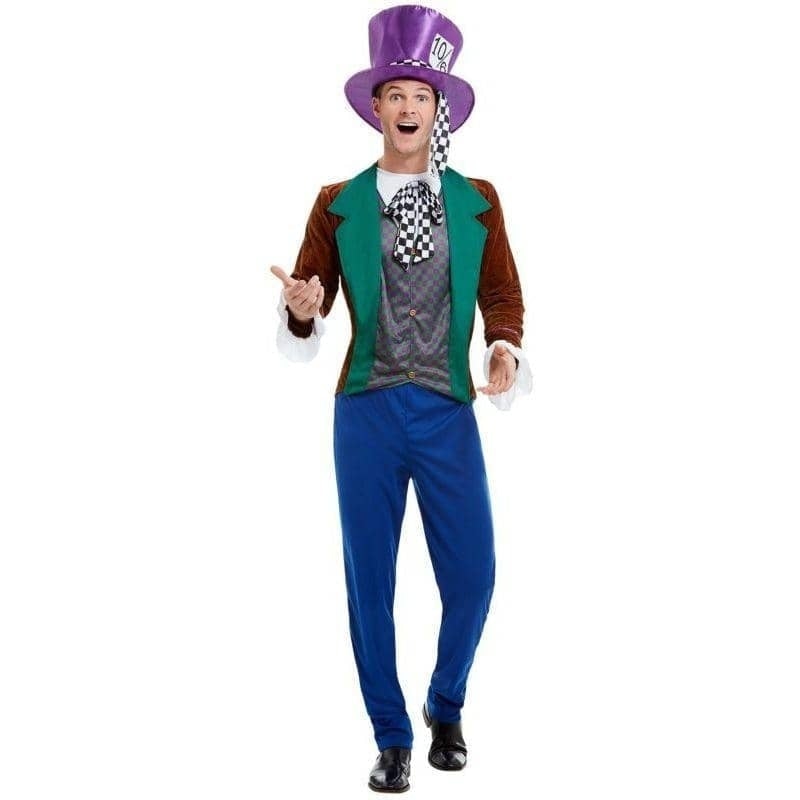 Costumes Australia Mad Hatter Costume Adult Multi_1