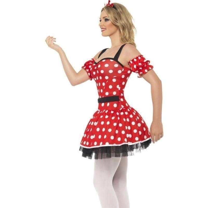 Costumes Australia Madame Mouse Costume Adult Red White_3