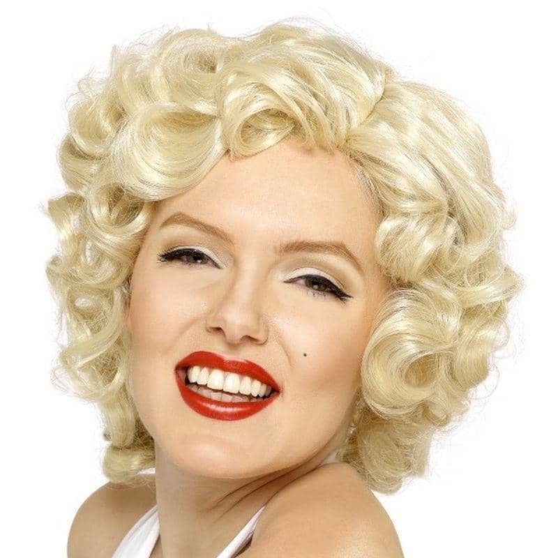 Costumes Australia Marilyn Monroe Wig Curled Blonde Adult_1