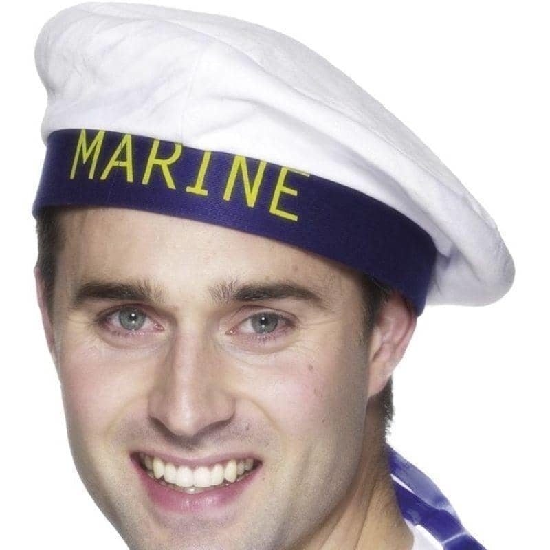 Costumes Australia Marine Sailors Hat Adult White_1