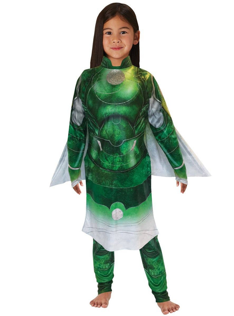 Costumes Australia ‌Marvel Eternals Girls Sersi Costume Green Dress_2