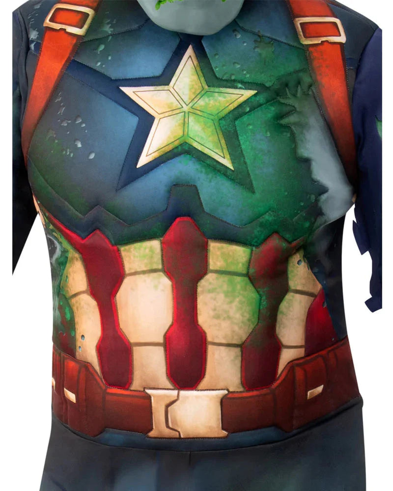 Costumes Australia Marvel What If Teen Zombie Captain America Costume_3