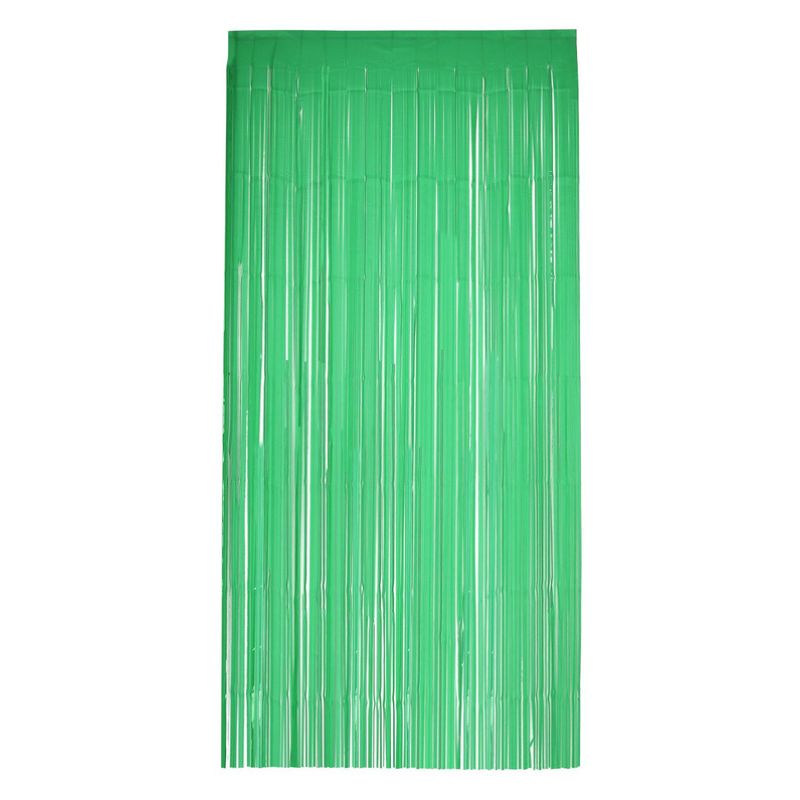 Costumes Australia Matt Fringe Curtain Backdrop Green Adult_1