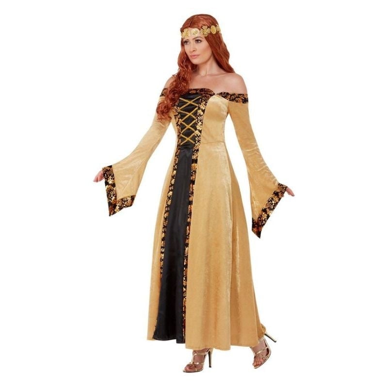 Costumes Australia Medieval Countess Costume Gold Ladies Sansa Stark_3